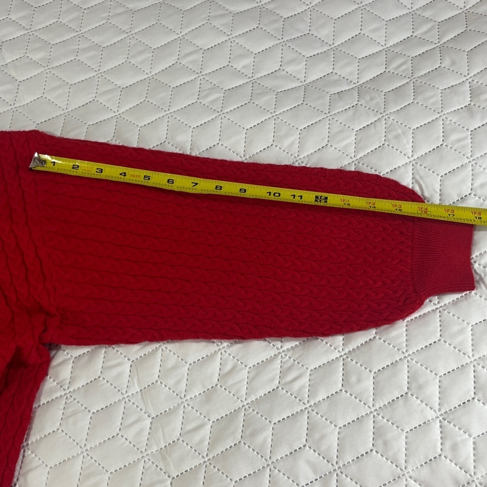 Philosophy Viscose Blend Cable Knit Crew Neck Drop Shoulder Sweater Size Large - Picture 10 of 10